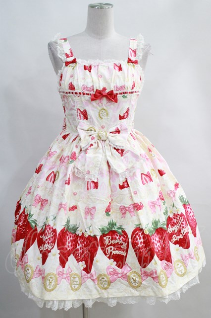 Angelic Pretty / Melty Berry Princessジャンパースカート Free