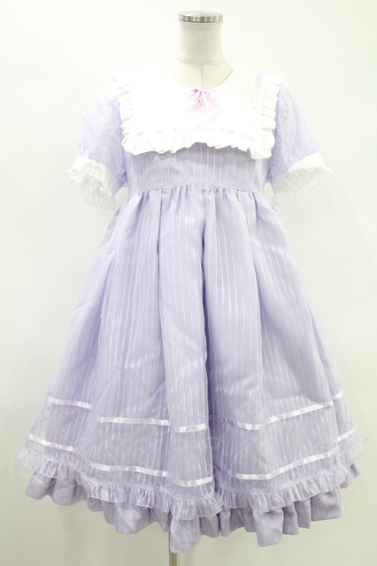 Angelic Pretty / Stripeステラ半袖ワンピース H-24-02-27-1049-AP-OP 