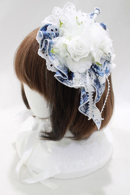 モワメームモワティエ バラ十字架 ヘッドドレス アクセサリー ゴスロリ