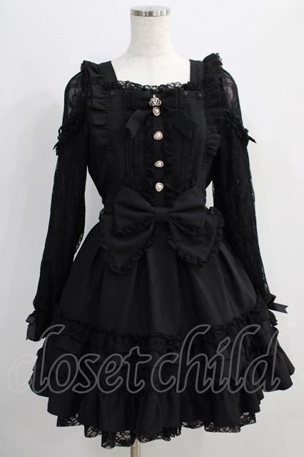 LIZ LISA ビッグリボンティアードスカート　ブラック LIZLISA ビッグリボンティアードスカート ブラック 黒 正規品