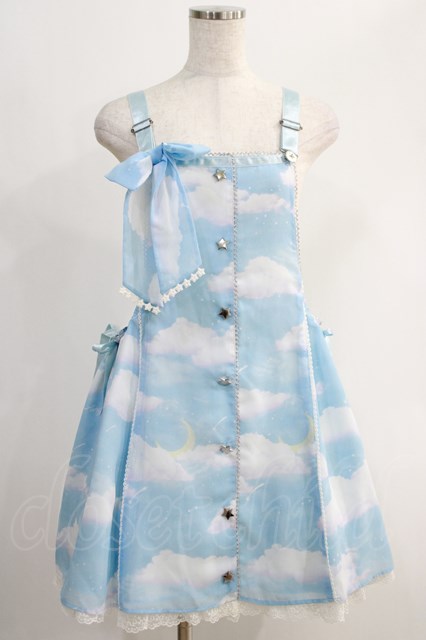 アンジェリックプリティ ミスティスカイ サロペット ブルー Misty Sky Brilliant Color JSK Set (2020) by Angelic Pretty