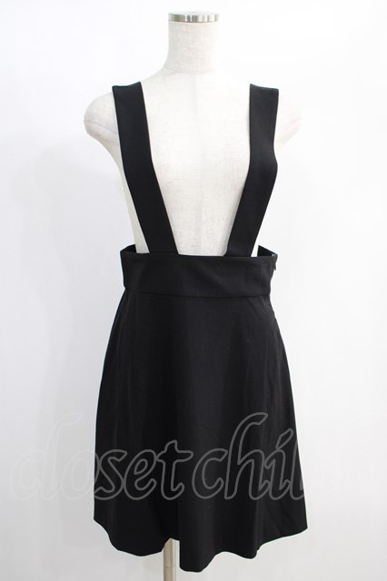 Katie / CAFE CHIC jumper skirt ブラック H-25-01-13-030-LO-SK-KB-ZH  