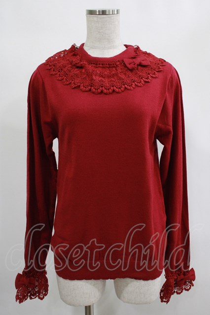 レーシーフリルニットプル | kawaii | axes femme online shop