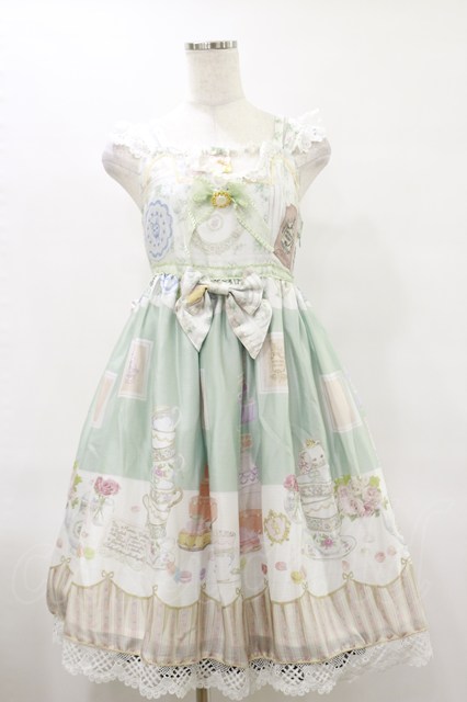 BABY salon de the minette 柄 ワンピース BABY, THE STARS SHINE BRIGHT / Salon de the Minette柄