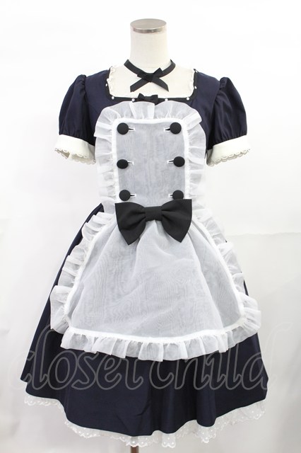 Angelic Pretty / Midnight Dollワンピース Free ネイビー H-25
