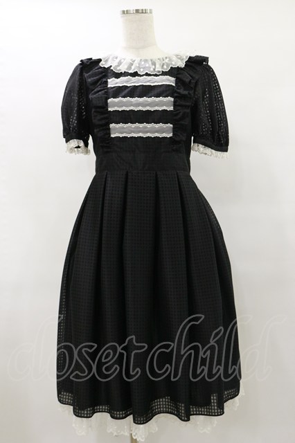 【美品】エミリーテンプルキュート　full laceワンピース Emily Temple cute / full laceワンピース ブラック H-25-07-10