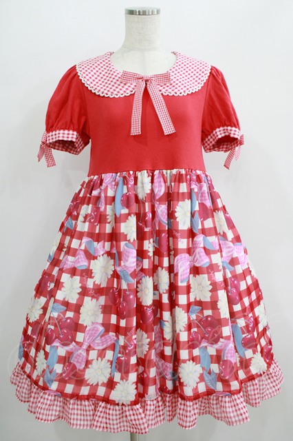 Angelic Pretty / Sweet Cherry Margaretカットワンピース Free