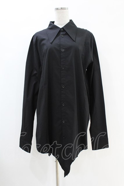 KILL STAR /OOD KIN LONGLINE SHIRT S 黒 H-25-07-18-1029-SL-BL