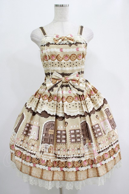 Angelic Pretty / Sweet Cream HouseジャンパースカートSet Free
