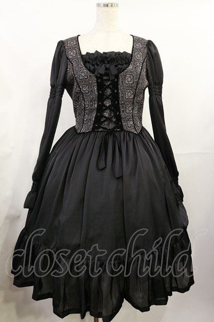 Juliette et Justine *OPのみ サイズ2 Juliette et Justine / La broderie de la fleur 2 ブラック H