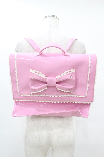 Angelic Pretty / エナメルリボンリュック ピンク H-25-08-14