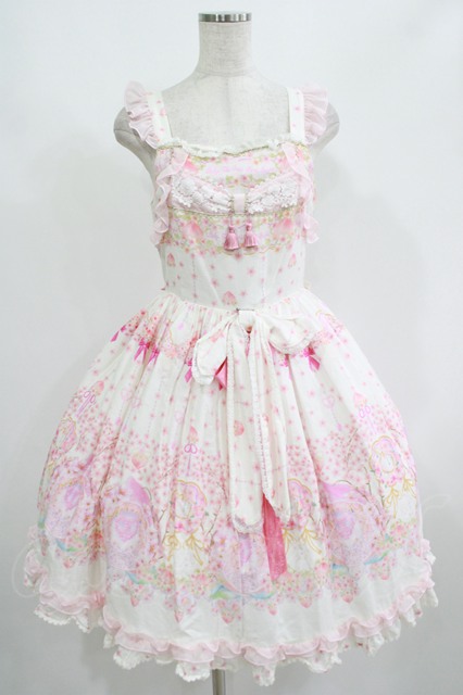 ロリータ　ジャンパースカートBABYTHE STERS SHINE BRIGHT BABY, THE STARS SHINE BRIGHT / Printed Jumper Skirt