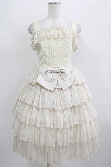 新品未使用　h.NAOTO　FRILL　コルセット風　ブルー　ジャンパースカート h.NAOTO | エイチナオト ジャンパースカート (USED)の通販(106点
