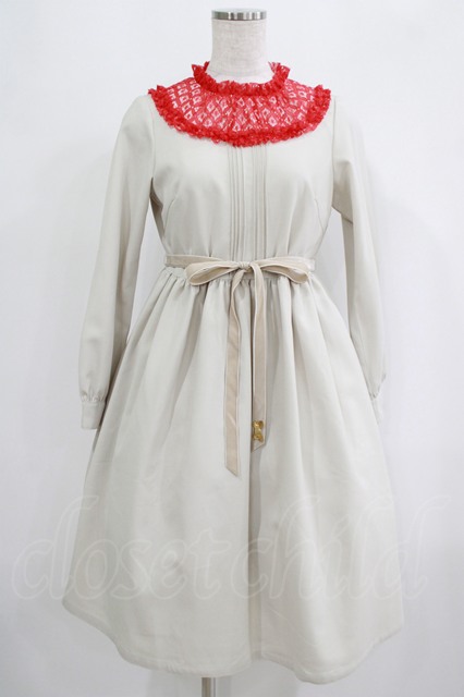 Emily Temple cute / shortcakeレースワンピース アイボリー H