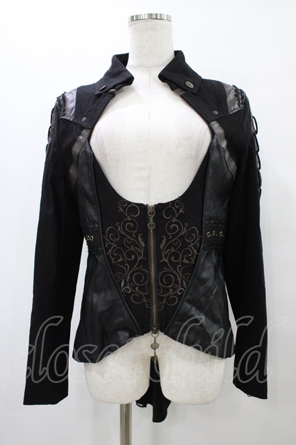 ozz on Rozen Kavalier ローゼン　ジャケット　ブラック 2022 Rozen kavalier Spring collection / OZZON JAPAN