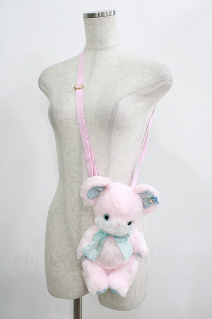 Angelic Pretty Toyboxはにかみベアーぬいぐるみポーチ Angelic Pretty / Toyboxはにかみベアーぬいぐるみポーチ ピンク H-25