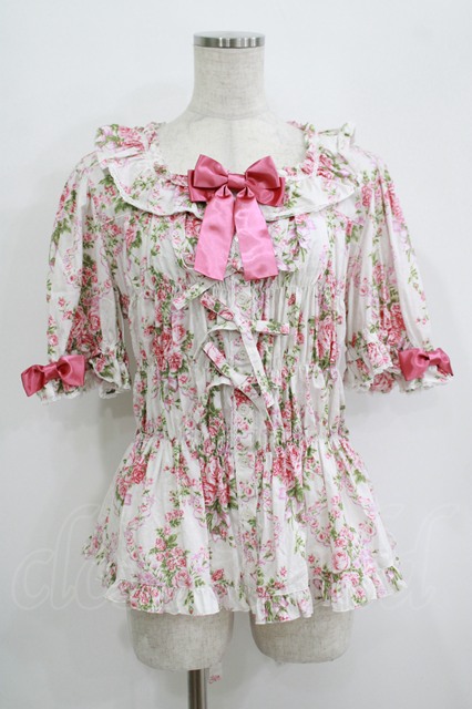 metamorphose / 【プラスサイズ】シャーロットスクエアあき半袖