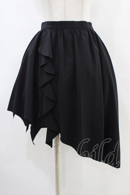 BLACK PEACE NOW ゴシック スカート PEACE NOW / アシメスカート 黒 H-25-09-21-1035-PU-SK-KB-ZH