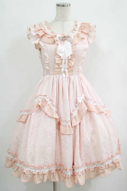 axes femme kawaii / レディローズジャンスカ M ピンク H-25-09-29-005