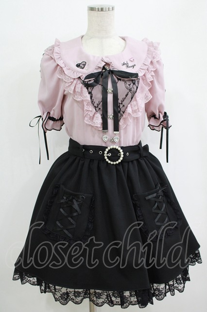 Ank Rouge アンクルージュ ゆいみすコラボ ワンピース ゆいみすxAnkRougeコラボ ドッキングワンピース - Ank Rouge