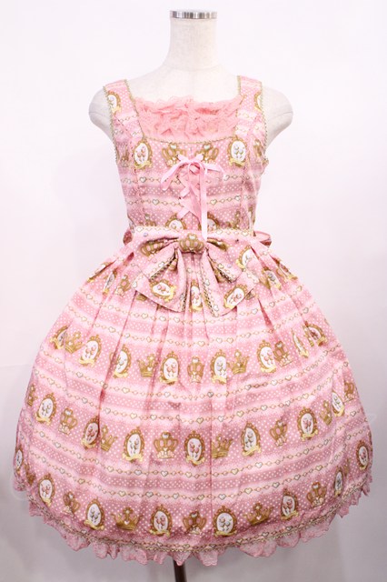 Angelic Pretty / ロイヤルプードルジャンパースカート Free ピンク H