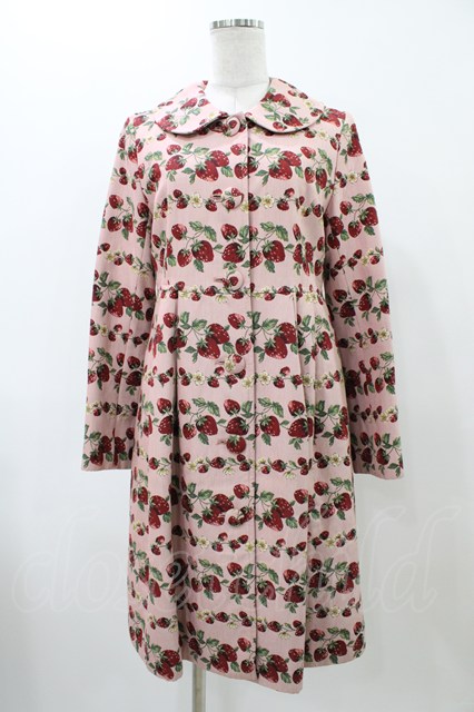 Emily Temple cute / いちごゴブランコート ピンク H-25-11-19-1011-ET