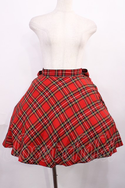 BABY,THE STARS SHINE BRIGHT / タータンチェックスカート Free レッド