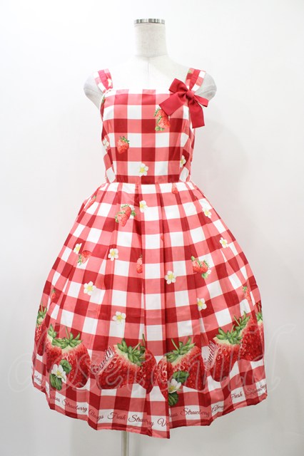 Emily Temple Cute ワンピース Emily Temple cute / ギンガムチェックBERRYノースリーブワンピース