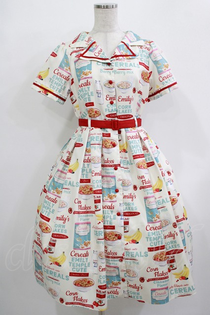 Emily Temple cute / Cerealワンピース アイボリー H-25-12-03-002-ET