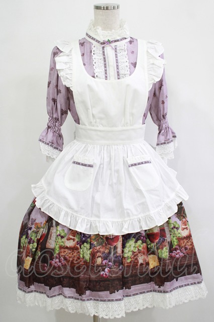 ALICE and the PIRATES / 秘密の冒険と幸せのワイナリー柄ワンピース