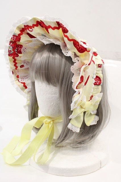 Lyrical Bunny Parlorハーフボンネット イエロー