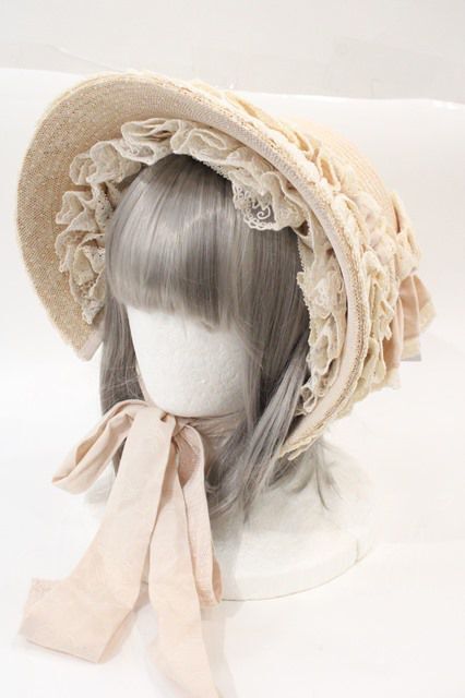 星箱works 帽子 西洋人形魔法ボンネットブラック