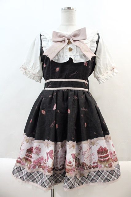 LIZLISA ショコラ柄ワンピース リズリサ ショコラ柄 ワンピース