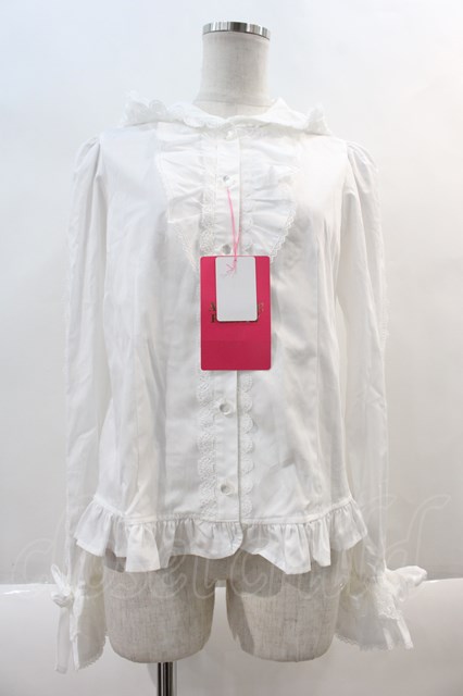 Angelic Pretty / Fancyくまちゃんブラウス 白 I-24-09-26-003-AP-BL 