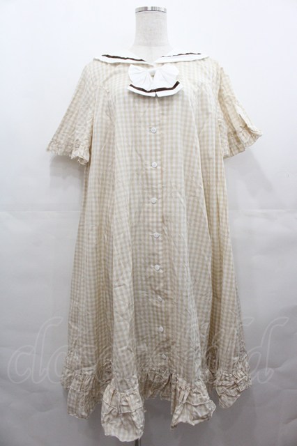 正規品♡ 【SPRING】フリルワンピース♡オフホワイト レーススイッチングフリルワンピース（ワンピース）｜ACLENT