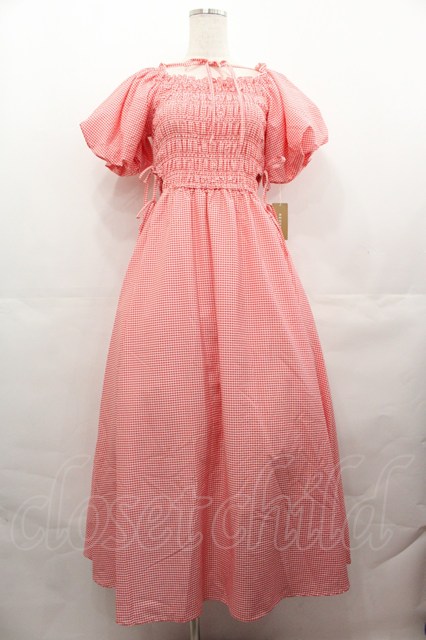 シャーリーテンプル♡新品未使用タグ付き♡ギンガムチェックピンクワンピース110 新品シャーリーテンプル110 ギンガムチェックジャンパースカート
