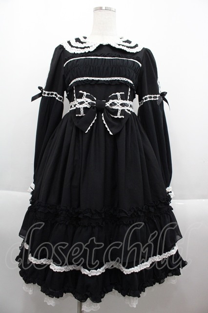 angelic pretty Eternal Doll ワンピース　ギンガム　黒 Onepieces] Eternal Doll Onepiece