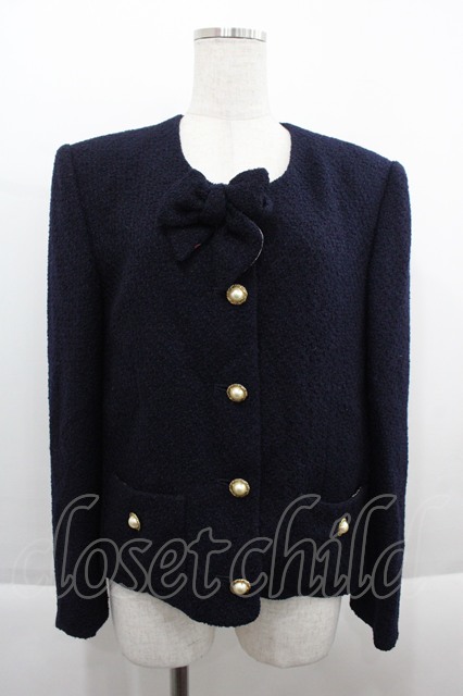 未使用✨DREAM SISTER JANE ツイードジャケット　パールボタン ジャケット ファッション 未使用✨DREAM SISTER JANE ツイード