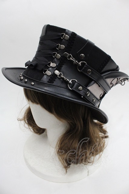 candynoir うさみみコルセットハット黒 candynoir うさ耳 コルセット