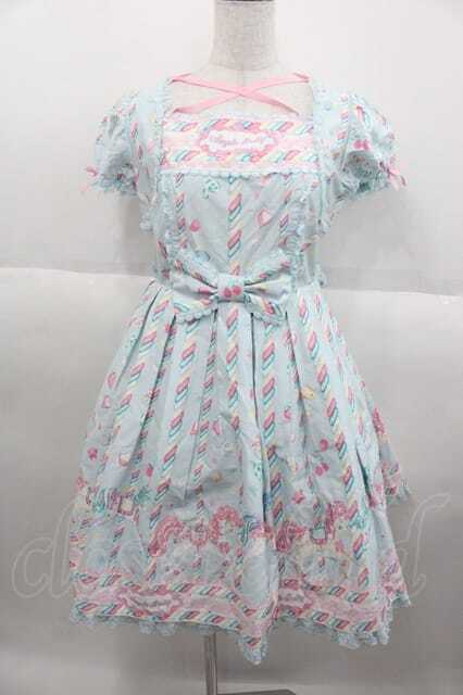 ワンピース ANGELICPRETTY Angelic Pretty / Sugary Carnivalワンピース サックス I-25-09