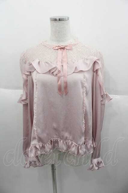 Angelic Pretty / Lacy Frillブラウス ピンク I-25-09-30-014-AP-BL-SA