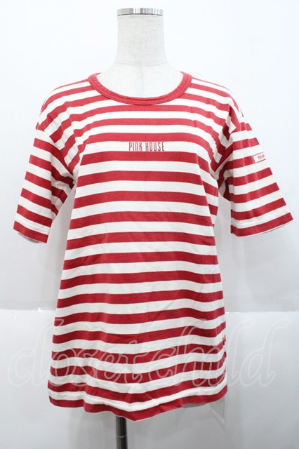 SHISHIKUI boda / RED×WH ボーダーカットソー M boda / RED×OFF – SHISHIKUI