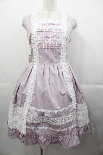 BABY レースフリルジャンパースカート エンジ ヘドレ セット BABY