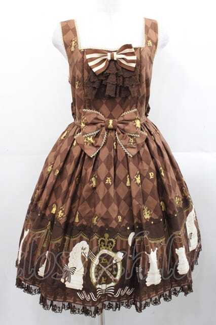 Angelic pretty  chocolate ジャンパースカート Quartet Chocolate Bustier JSK Set by Angelic Pretty