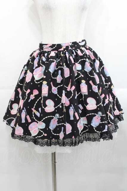 Angelic Pretty スカート Angelic Pretty / Dreamy Girlスカート 黒 I-25-11-18-064-AP-SK-SA-ZI