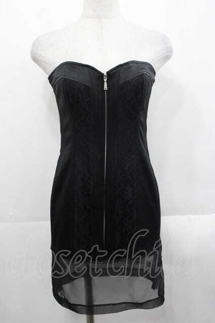 alice auaa / ロングコルセットビスチェ 3 ブラック I-25-11-18-021-AA