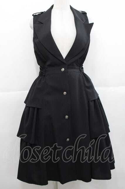 MIHO MATSUDA / ジャンパースカート・シェング 黒 I-25-11-27-042-GO