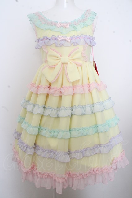 Angelic Pretty / しゃぼん玉ジャンパースカート（2023年） O-23-09-30-1062-AP-OP-OA-OS