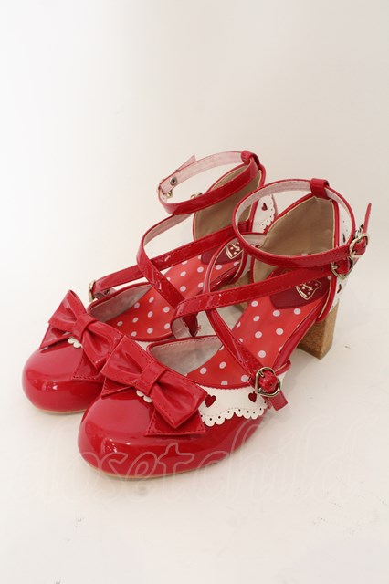 angelic pretty heart セパレート シューズ L・O・V・E Heart Shoes by  