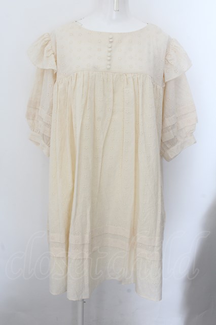 Maison de FLEUR Petite Robe canone / エンジェルショルダースモック  